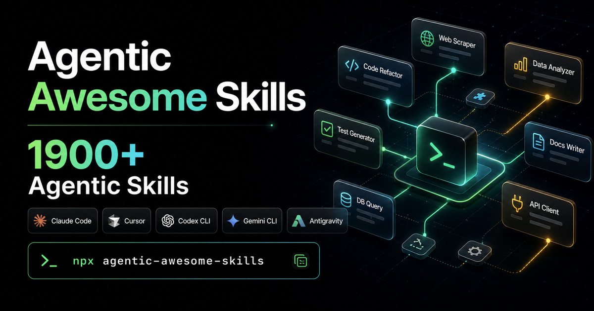 Agentic Awesome Skills social preview